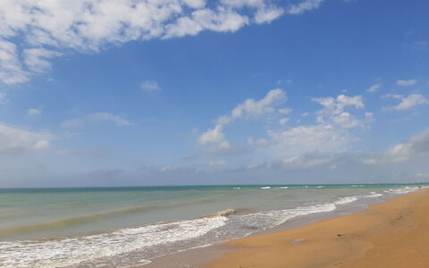 Villetta Elena, Ac, Wifi, Lido Degli Scacchi: Sky, Blue, Cloud, Horizon, Daytime, Body Of Water, Water, Water Resources, Beach, Natural Environment