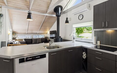 Nedelko - 30Km from the Sea: Kitchen, Countertop, Interior Design, Flooring, Wood, Major Appliance, Kitchen Appliance, Ceiling, Cabinetry, Furniture