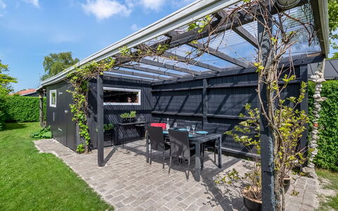 Nantje - 300M from the Sea: Shade, Garden, Outdoor Structure, Pergola, Yard, Patio, Garden Buildings, Courtyard, Awning, Landscaping