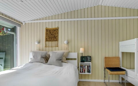 Quiana - 2Km from the Sea: Interior Design, Wood, Ceiling, Flooring, Floor, Bedroom, Furniture, Lighting, Room, Bed