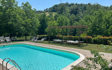 Montaione Country House Amarrante, Pool, Ac: Swimming Pool, Outdoor Furniture, Resort, Shade, Thermae, Eco Hotel, Leisure, Garden, Hacienda, Landscaping