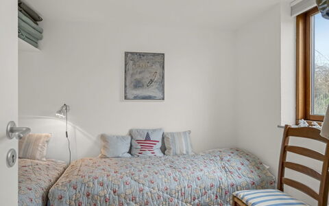 Bjerund - 300M from the Sea: Bed, Furniture, Bedding, Bedroom, Interior Design, Wall, Bed Sheet, Wood, Linens, Room