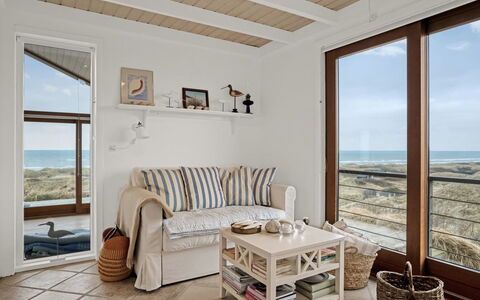 Bjerund - 300M from the Sea: Furniture, Wood, Interior Design, Floor, Flooring, Table, Room, Home, Sea, Living Room
