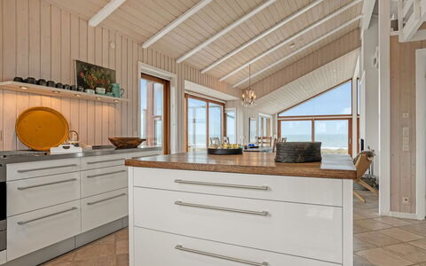 Bjerund - 300M from the Sea: Flooring, Wood, Interior Design, Floor, Ceiling, Wood Flooring, Countertop, Kitchen, Cabinetry, Furniture