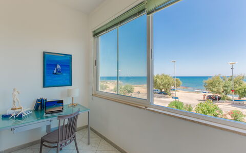 Vista Mare Da Rossella: Sea, Ocean, Coast, Shade, Beach, Caribbean, Bay, Hotel, Balcony, Tropics