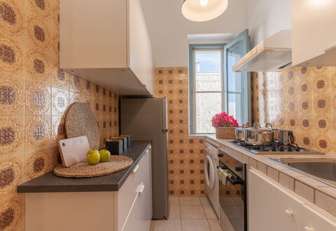 Casa Olimpo: Kitchen, Interior Design, Kitchen Appliance, Countertop, Major Appliance, Flooring, Floor, Ceiling, Plumbing Fixture, Kitchen Stove