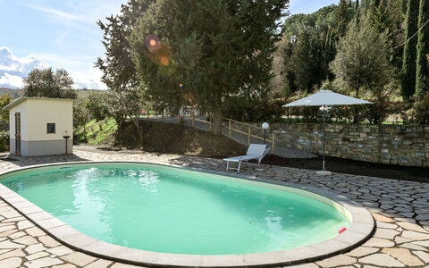 Il Cipresso: Swimming Pool, Outdoor Furniture, Furniture, Resort, Composite Material, Shade, Chair, Flagstone, Backyard, Eco Hotel