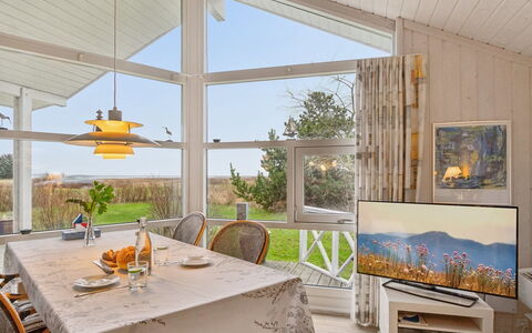 Hjalmine - 225M from the Sea: Vegetation, Shrub, Spring, Cottage, Garden, Shade, Backyard, Yard, Chair