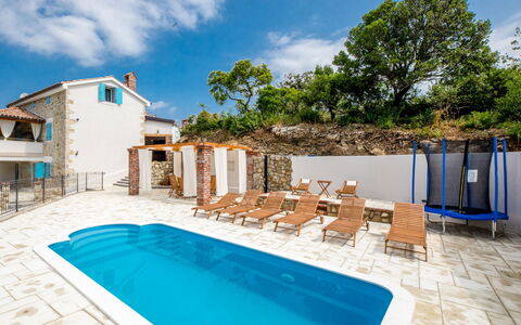 Copun: Blue, Swimming Pool, Home, Composite Material, Resort, Outdoor Furniture, Estate, Eco Hotel, Villa, Flagstone