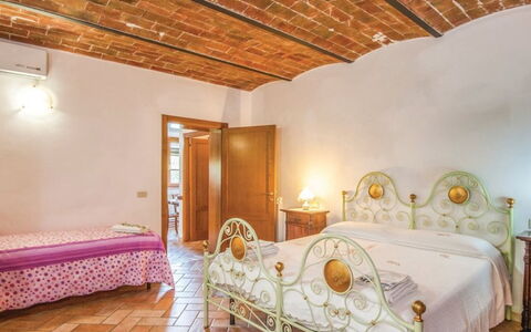 La Fiumara: Furniture, Interior Design, Floor, Flooring, Ceiling, Bed, Linens, Bedroom, Bed Frame, Houseplant