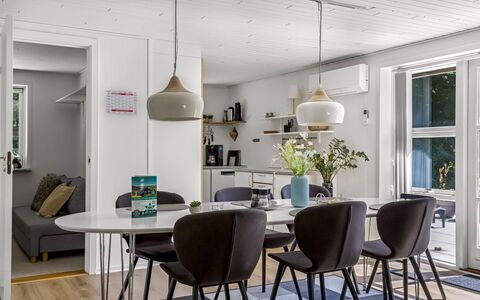 Wilma - 30Km from the Sea: Furniture, Interior Design, Flooring, Floor, Light Fixture, Wood, Chair, Ceiling, Kitchen & Dining Room Table, Dining Room