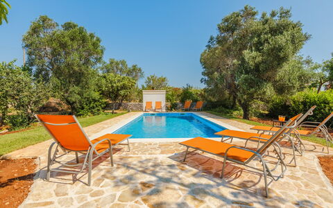 Villa San Vito: Swimming Pool, Outdoor Furniture, Resort, Chair, Garden, Estate, Shade, Backyard, Hacienda, Landscaping