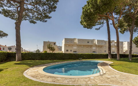 Poble Amarres Ii: Lawn, Garden, Landscaping, Shade, Yard, Park, Courtyard, Hacienda, Villa
