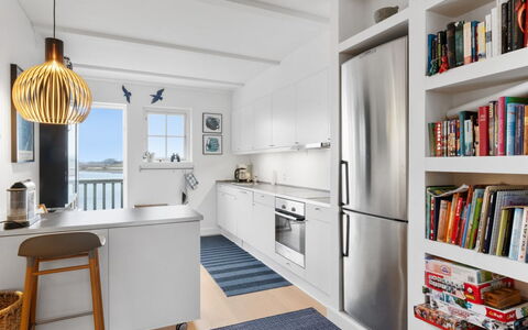 Annete - 20M from the Sea: Furniture, Kitchen, Interior Design, Flooring, Countertop, Floor, Kitchen Appliance, Major Appliance, Cabinetry, Wood