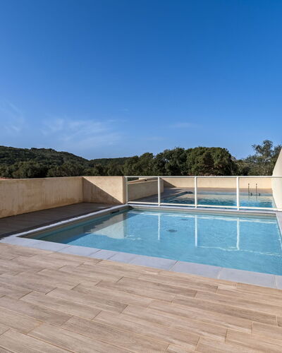 Bonifacio 201: Swimming Pool, Flooring, Floor, Composite Material, Concrete, Tile, Shade, Design, Daylighting