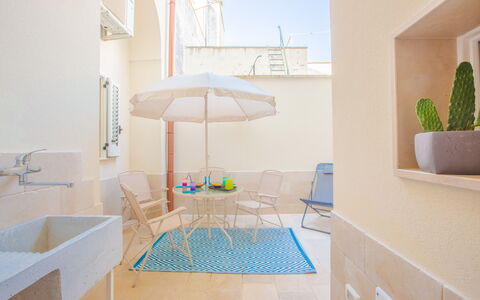 Casa Ettore: Flooring, Floor, Interior Design, Furniture, Room, Chair, Apartment, Ceiling, Wood Stain