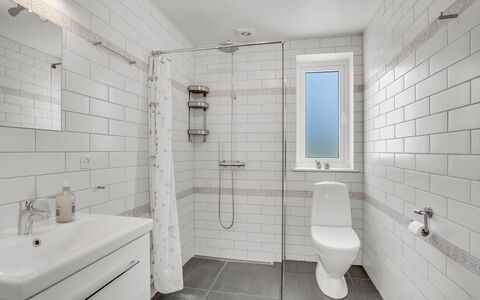 Amdi - 1.3Km from the Sea: Bathroom, Plumbing Fixture, Flooring, Toilet Seat, Floor, Toilet, Interior Design, Plumbing, Tile, Ceiling