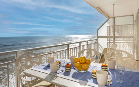 Los Rosales: Sea, Apartment, Ocean, Coast, Chair, Beach, Balcony, Resort, Hotel, Linens