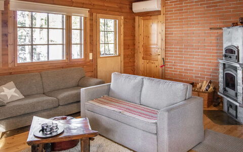 Pirkonlahti: Furniture, Couch, Flooring, Interior Design, Floor, Wood, Room, Living Room, Ceiling, Table