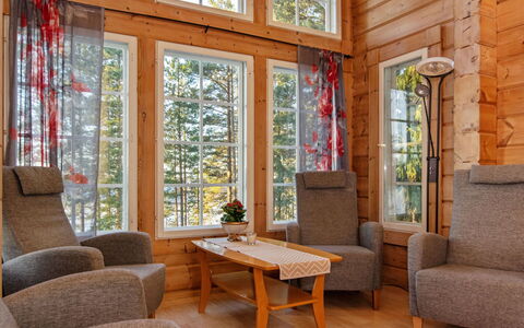 Näsinneito: Furniture, Interior Design, Flooring, Floor, Table, Ceiling, Kitchen & Dining Room Table, Lighting, Chair, Home