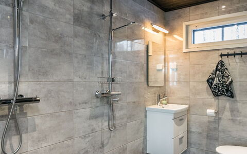 Villa Karhenhelmi: Furniture, Interior Design, Flooring, Floor, Table, Ceiling, Kitchen & Dining Room Table, Lighting, Chair, Home