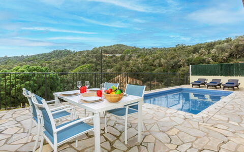 Tossa de Mar 369: Furniture, Outdoor Furniture, Chair, Resort, Shade, Outdoor Table, Eco Hotel, Swimming Pool, Hotel, Kitchen & Dining Room Table