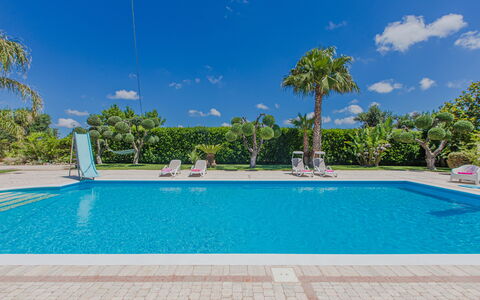 Trullo Poggio Con Piscina: Blue, Swimming Pool, Resort, Leisure, Shade, Eco Hotel, Landscaping, Tropics, Resort Town