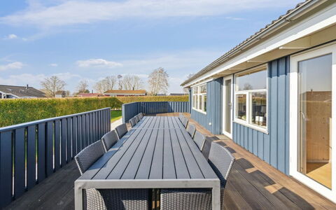 Annegret - 200M from the Sea: Furniture, Table, Outdoor Furniture, Outdoor Table, Chair, Wood Stain, Shade, Backyard, Cottage, Kitchen & Dining Room Table