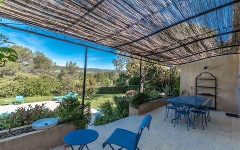 Les Domaines de St. Endréol: Outdoor Furniture, Swimming Pool, Resort, Sunlounger, Leisure, Shade, Vacation, Resort Town, Umbrella