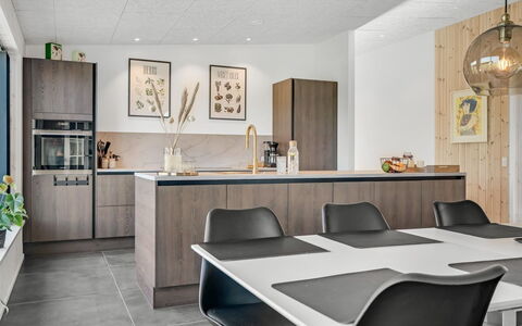 Ilze - from the Sea: Furniture, Interior Design, Kitchen, Flooring, Wood, Ceiling, Countertop, Light Fixture, Apartment, Floor