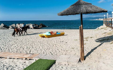 Cala Marina: Beach, Sea, Outdoor Furniture, Coastal And Oceanic Landforms, Coast, Shade, Shore, Ocean, Sand, Vacation