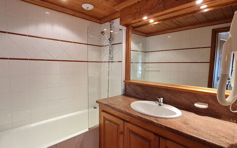 Alpina Lodge: Plumbing Fixture, Bathroom, Flooring, Wood, Interior Design, Tap, Floor, Bathtub, Plumbing, Sink
