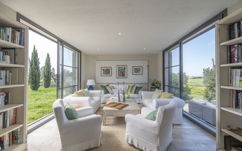 Villa Flaminia: Furniture, Interior Design, Home, Couch, Land Lot, Living Room, Chair, Ceiling, Estate