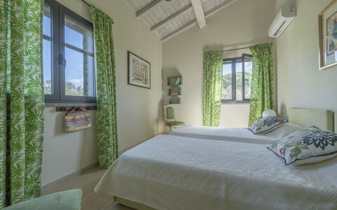 Villa Flaminia: Furniture, Interior Design, Bedroom, Home, Bed, Linens, Ceiling, Bedding, Floor, Bed Sheet