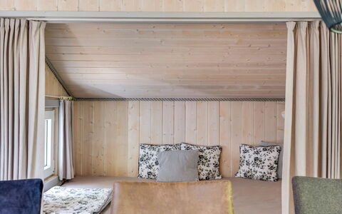 Gorica - 30Km from the Sea: Interior Design, Furniture, Floor, Wood, Flooring, Bedroom, Textile, Ceiling, Room, Bed