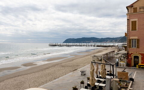 Casa Sole Mare: Coast, Beach, Sea, Shore, Vacation, Shade, Sand, Balcony, Resort Town