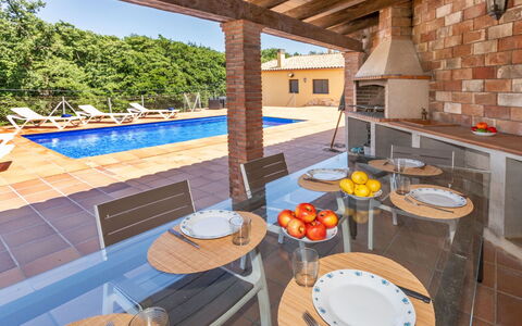 Esteva: Swimming Pool, Furniture, Wood, Outdoor Furniture, Flooring, Resort, Chair, Table, Floor, Composite Material