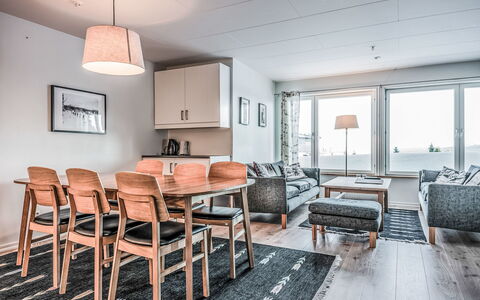 Trillevallen 4: Furniture, Flooring, Interior Design, Floor, Wood, Ceiling, Apartment, Chair, Room, Living Room