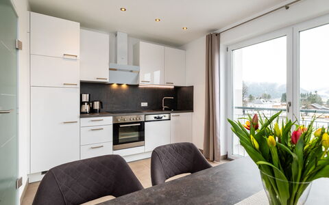 Altenmarkt im Pongau 39: Interior Design, Furniture, Wood, Flooring, Ceiling, Room, Floor, Apartment, Kitchen, Countertop