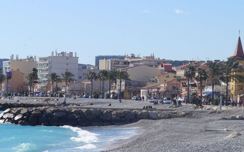 Cagnes Provencal: Coast, Beach, Sea, Coastal And Oceanic Landforms, Shore, Vacation, Ocean, Sand, Tourist Attraction