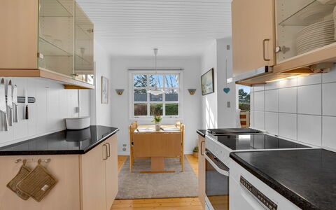 Andrine - 100M from the Sea: Roof, House, Home, Cottage, Siding, Estate, Driveway, Garden Buildings, Yard, Shed