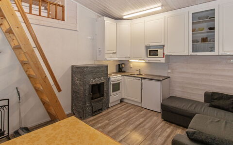 Villa Onnela: Wood, Flooring, Floor, Ceiling, Furniture, Room, Kitchen, Apartment, Wood Flooring, Hardwood