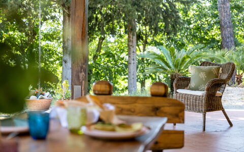 Casa Iume: Furniture, Wood, Outdoor Furniture, Table, Chair, Outdoor Table, Garden, Shade, Eco Hotel, Patio