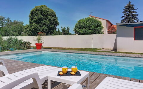 Jaffe: Swimming Pool, Outdoor Furniture, Composite Material, Resort, Garden, Shade, Landscaping, Sunlounger, Eco Hotel, Backyard