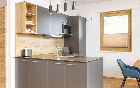 Mittersill 700: Furniture, Kitchen, Countertop, Flooring, Cabinetry, Interior Design, Wood, Floor, Kitchen Appliance, Cupboard