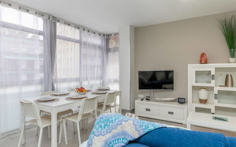 Costa Brava: Blue, Chair, Outdoor Furniture, Design, Shade, Outdoor Table, Eco Hotel, Patio, Houseplant, Daylighting
