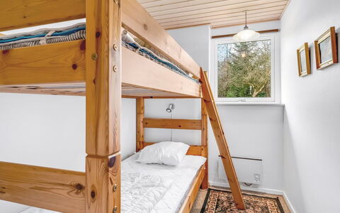 Marika - 400M to the Fjord: Wall, Wood, Interior Design, Bedroom, Furniture, Flooring, Floor, Ceiling, Bed, Room