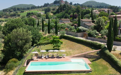 Gaiole in Chianti 915: Hill, Shrub, Estate, Hill Station, Farmhouse, Swimming Pool, Eco Hotel, Hacienda, Garden, Villa