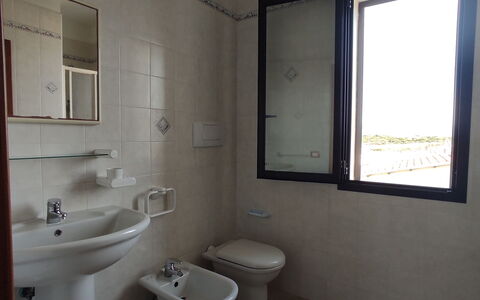Residenza Agnese Sardegna: Plumbing Fixture, Flooring, Floor, Bathroom, Interior Design, Toilet Seat, Toilet, Sink, Plumbing, Tap