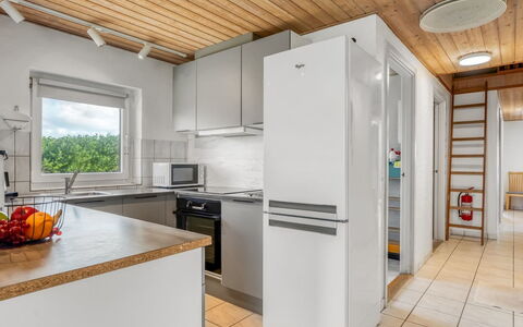 Nikolce - 300M to the Fjord: Kitchen, Kitchen Appliance, Flooring, Major Appliance, Interior Design, Countertop, Wood, Floor, Ceiling, Home Appliance
